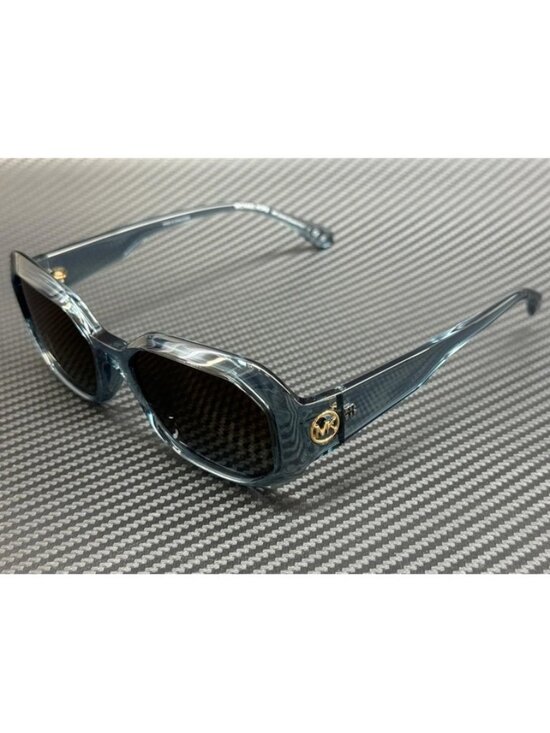 New Michael Kors Women Denim Transparent Sunglasses 54-17-140
